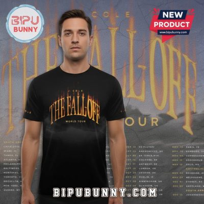 J. Cole The Fall Off World Tour Premium Graphic T-Shirt