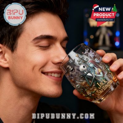 Jack Skellington The Nightmare Before Christmas Collector’s Glass