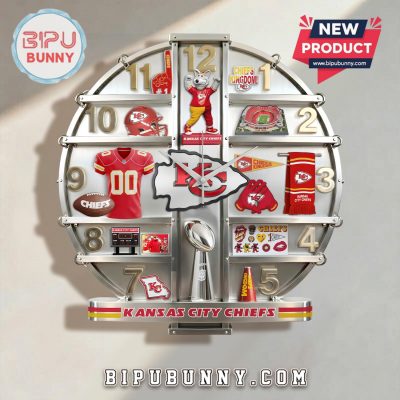 Kansas City Chiefs 3D Visual Effect Home Decor Wall Clock