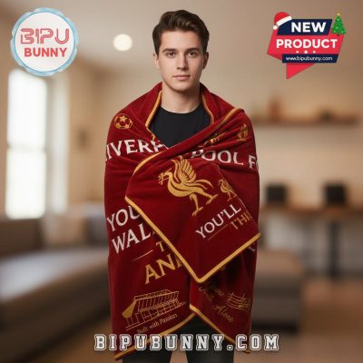 Liverpool FC Glory Match Day 3D Fleece Blanket