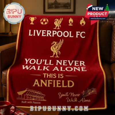 Liverpool FC Glory Match Day 3D Fleece Blanket