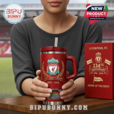 Liverpool FC Stadium 134th Anniversary Insulated Tumbler