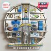 Los Angeles Chargers themed wall clock featuring team merchandise!