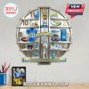 Los Angeles Chargers themed clock featuring team memorabilia around the numbers.!