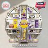 Los Angeles Lakers themed novelty wall clock featuring team merchandise and imagery.!