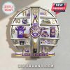 LSU Tigers themed wall clock with jersey, football, mascot, and other LSU memorabilia!