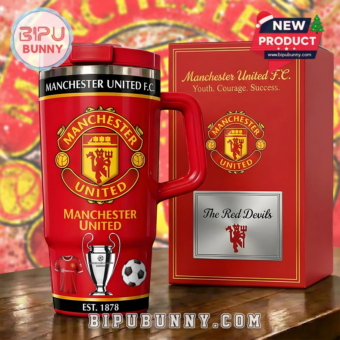 Man Utd Est 1878 Edition Insulated Tumbler Man Utd Est 1878 Edition Insulated Tumbler