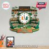 University of Miami stadium-shaped wall clock. Features the football field, stands, and 'Miami Hurricanes' text.!