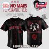 Bruno Mars 'The Romantic Tour' Baseball Jersey featuring tour dates and the Brewers logo.!