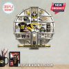 Missouri Tigers themed wall clock with sports memorabilia at each hour mark.!