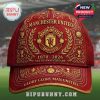 Manchester United 148th Anniversary hat, featuring the team logo and 'Glory Glory Man United' text.!