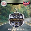 Montana State Football National Champions car accessory with logo and text.!