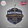 Montana State Football National Champions 2026 DI pendant with ball chain.!