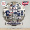 67th Anniversary New England Patriots clock with team memorabilia as numbers, commemorating 1959-2026.!
