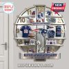 New England Patriots 67th Anniversary 1959-2026 wall clock featuring team memorabilia and logo.!