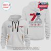 White hoodie with New England Patriots 7X Champions design.!