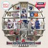 New England Patriots themed clock featuring team logos, players, and championship imagery for each hour.!