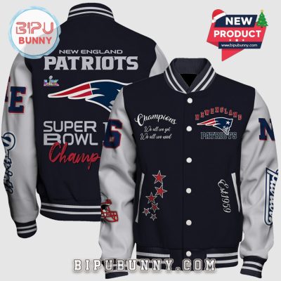 New England Patriots Champions Edition Varsity Jacket