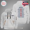 White hoodie with 'Patriots' and 'Super Bowl' graphics, showcasing team pride!