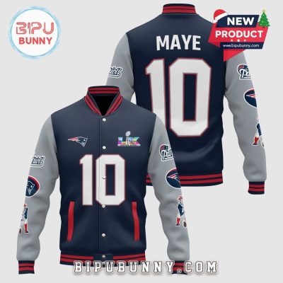 New England Patriots Super Bowl LIII Maye 10 Varsity Jacket