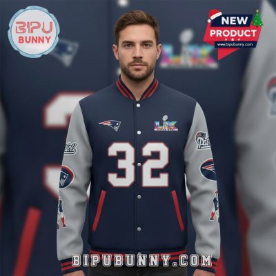 New England Patriots Super Bowl LVI 3D Baseball Jacket
