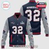 New England Patriots Henderson 32 Super Bowl LIX Letterman Jacket!