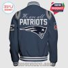Jacket with 'We are all PATRIOTS' text and Patriots logo.!