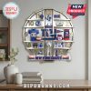New York Giants wall clock featuring team logos, jersey, stadium, and more!