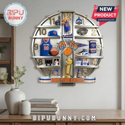New York Knicks 3D Visual Effect Home Decor Wall Clock