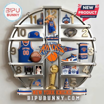 New York Knicks 3D Visual Effect Home Decor Wall Clock