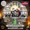 The Nightmare Before Christmas clock featuring Jack Skellington, Sally, and other characters.!