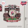 Ohio State Buckeyes stadium clock with team logo, mascot, and field details!