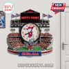 Ole Miss Rebels stadium wall clock featuring the Hotty Toddy chant and team mascots.!