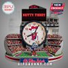 Ole Miss Rebels stadium wall clock featuring the Hotty Toddy message and Colonel Reb.!