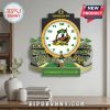 Oregon Ducks stadium wall clock featuring the team mascot and colors.!