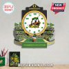 Oregon Ducks stadium clock with mascot and team colors.!