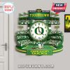 Oregon Ducks stadium wall clock with mascot, football, and green/yellow details!