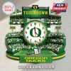 Oregon Ducks stadium clock featuring the team logo, mascot, and football elements, a new product by Bipu Bunny.!