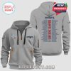 Gray hoodie featuring the New England Patriots logo, Super Bowl logo, and a list of players with Conference Champions text.!
