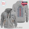 Gray hoodie with Patriots and Super Bowl LVIII designs, featuring team roster and 'Conference Champions' text.!