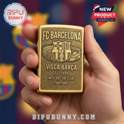 Personalized Barca FC Stadium Zippo Lighter