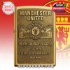 Personalized MUFC Stadium Zippo Lighter - Officially Licensed. Engrave your name for a unique Manchester United gift.