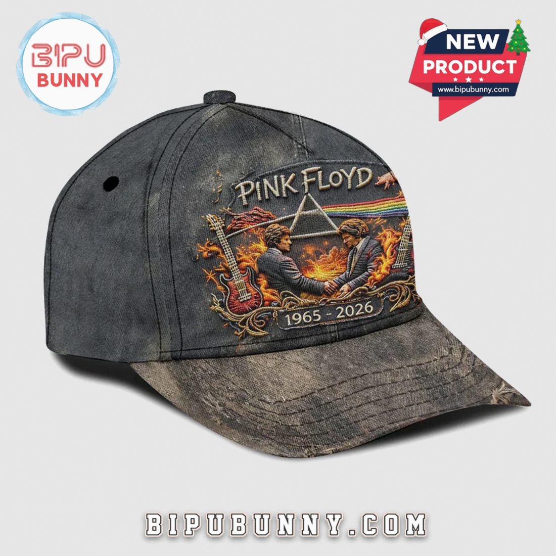 Pink Floyd Embroidered Baseball Cap Pink Floyd Embroidered Baseball Cap