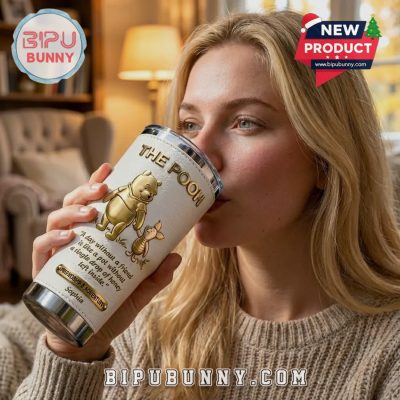 Pooh Bear 100th Anniversary Leather Tumbler