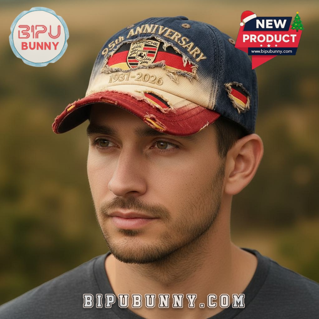 Pors 95th Anniversary Denim Classic Cap Pors 95th Anniversary Denim Classic Cap