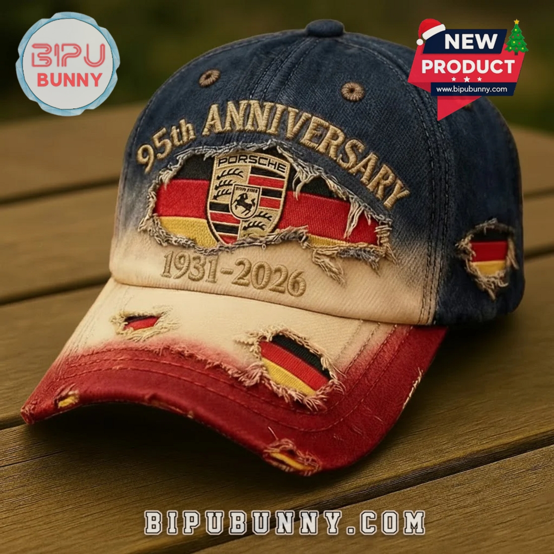 Pors 95th Anniversary Denim Classic Cap Pors 95th Anniversary Denim Classic Cap