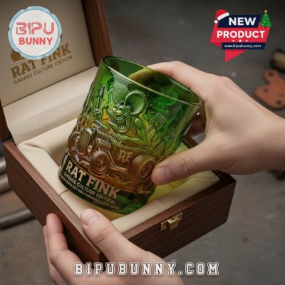 Rat Fink Garage Culture Edition Whiskey Glass