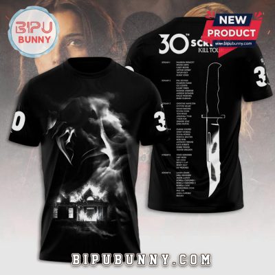 Scream 30th Anniversary Kill Tour Ghostface Premium Graphic T-Shirt