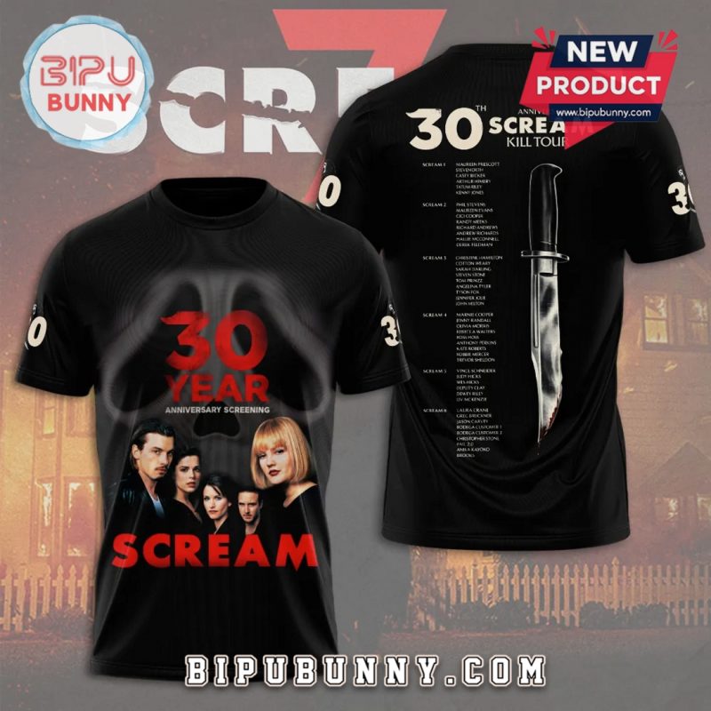 Scream 30th Anniversary Kill Tour Premium T-Shirt Scream 30th Anniversary Kill Tour Premium T-Shirt