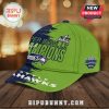 Seattle Seahawks Super Bowl LX Champions hat with team logo and colors!